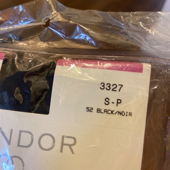 New MONDOR DANCE PERFORMANCE TIGHTS BLACK SHAPEWEAR NYLONS PANTYHOSE S - Picture 3 of 8